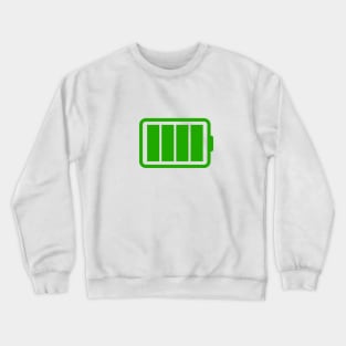 100% battery Crewneck Sweatshirt